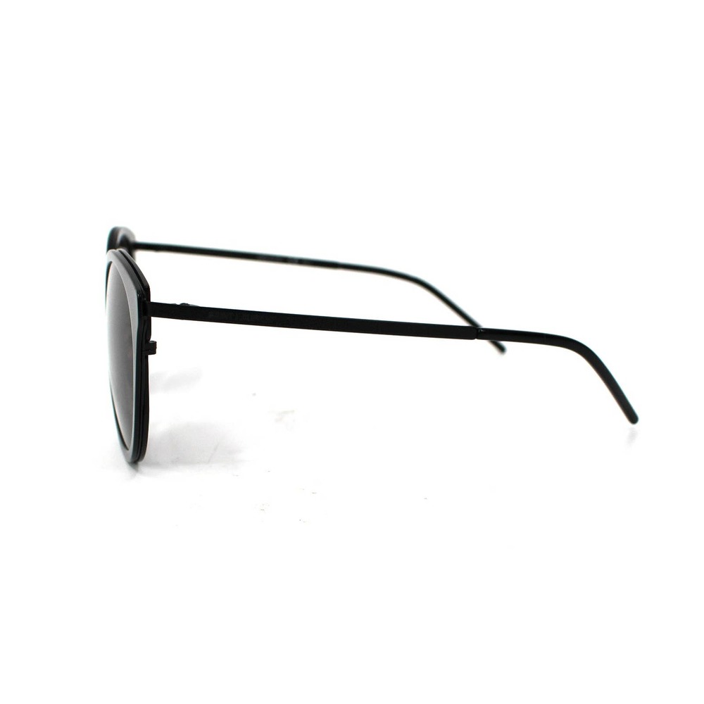 Saint Laurent Black Slim Lightweight Cat-Eye Sunglasses NEW Full Rim YSL - Picture 3 of 8